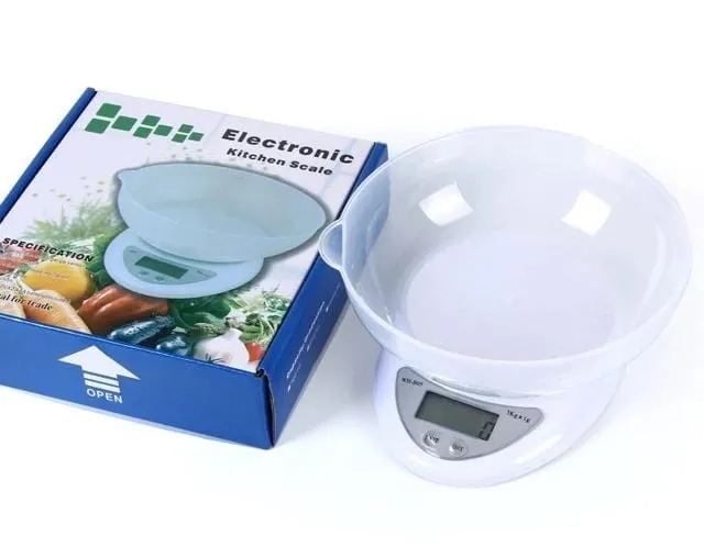 Bascula Digital 5 Kg Para Cocina Con Tazón Multiusos